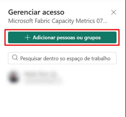 Administrar acceso del workspace